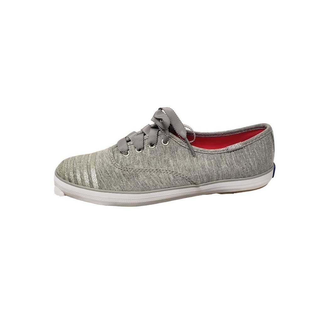 Keds‎ Champion Original Jersey Glitter Gray Sneakers - Size 5